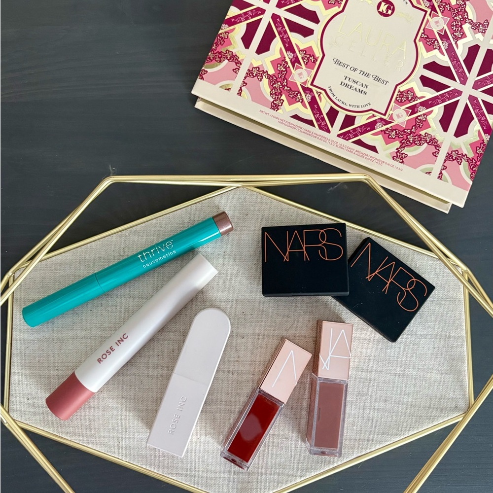 NEW💋NARS Rose Inc Laura Geller Thrive Causemetics Florence 12-pc Beauty Bundle
